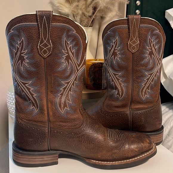 Ariat Men’s QuickDraw Performance Western Boots- Broad Square Toe - Picture 5 of 11